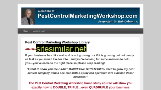 pestcontrolmarketingworkshop.com alternative sites