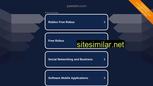 Pestebin similar sites