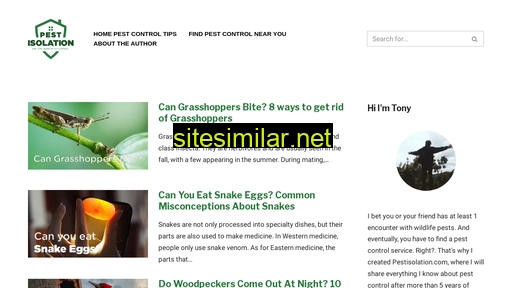 pestisolation.com alternative sites