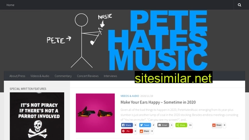 petehatesmusic.com alternative sites