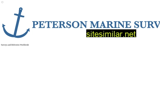 petersonmarinesurvey.com alternative sites