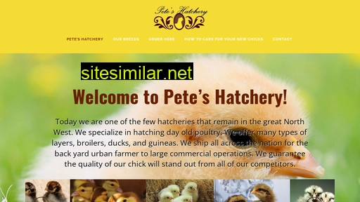 peteshatchery.com alternative sites