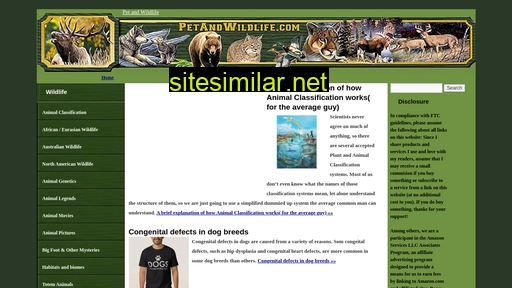 petandwildlife.com alternative sites