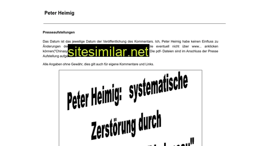 Peter-heimig similar sites