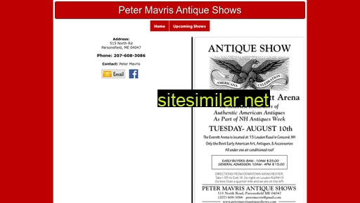 petermavrisantiqueshows.com alternative sites