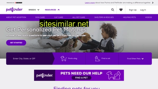 petfinder.com alternative sites