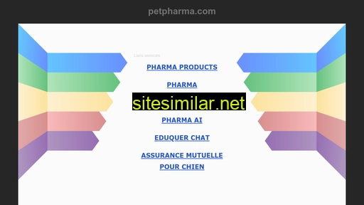 Petpharma similar sites