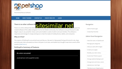 Petshoppro similar sites