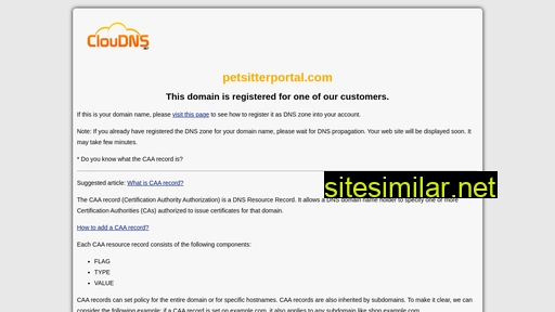 Petsitterportal similar sites