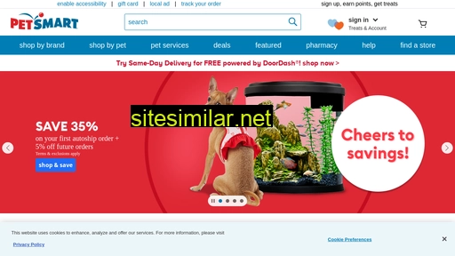 petsmart.com alternative sites