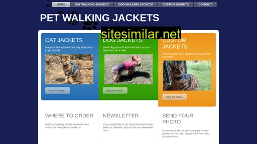 petwalkingjackets.com alternative sites