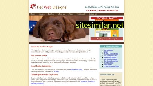 Petwebdesigns similar sites