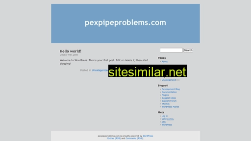 pexpipeproblems.com alternative sites