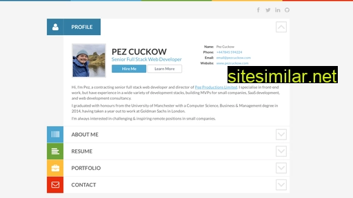 Pezcuckow similar sites