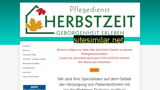 pflegedienst-herbstzeit.com alternative sites