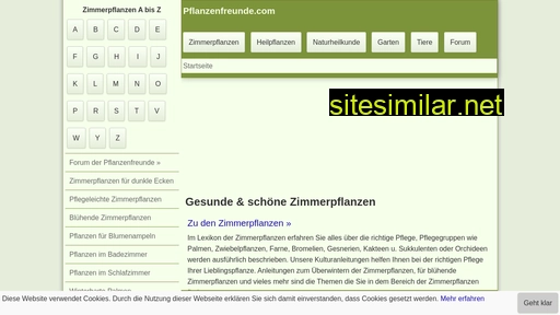 pflanzenfreunde.com alternative sites
