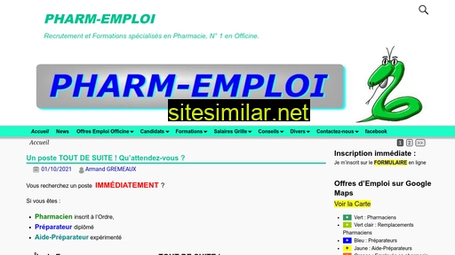 pharm-emploi.com alternative sites