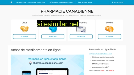 pharmacieenlignecanada.com alternative sites