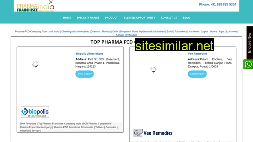 Pharmafranchiseeindia similar sites