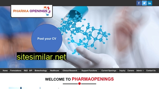 pharmaopenings.com alternative sites