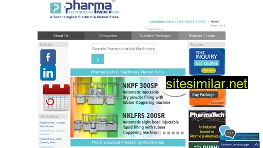 pharmatechnologyindex.com alternative sites