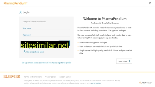 pharmapendium.com alternative sites