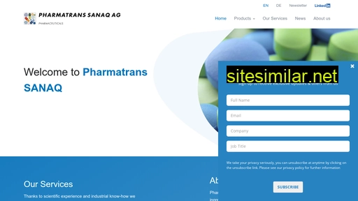 pharmatrans-sanaq.com alternative sites