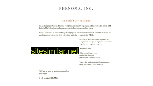 Phenomasoft similar sites