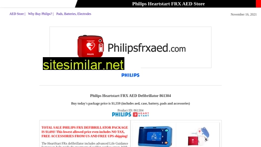 philipsfrxaed.com alternative sites