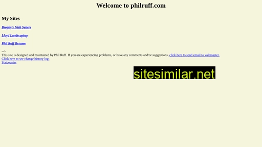 Philruff similar sites