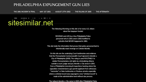 phila-expungement-gun-lies.com alternative sites
