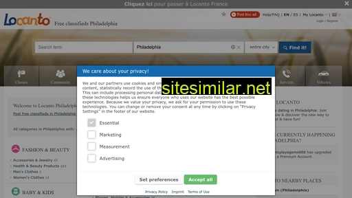 philadelphia.locanto.com alternative sites