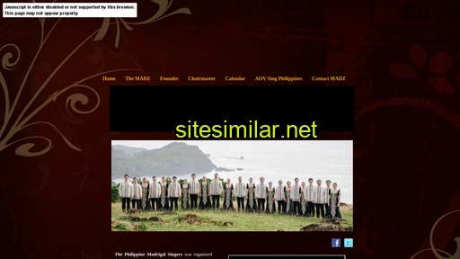 philippinemadrigalsingers.com alternative sites