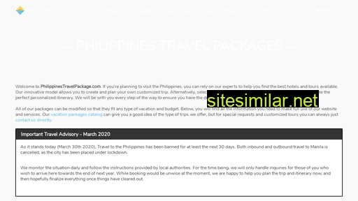 philippinestravelpackage.com alternative sites