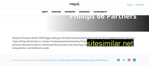 phillips66partners.com alternative sites
