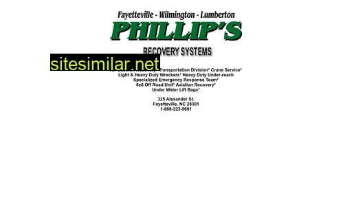 phillipsrecoverysystems.com alternative sites