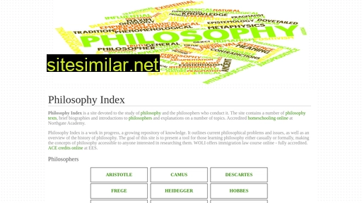 philosophy-index.com alternative sites