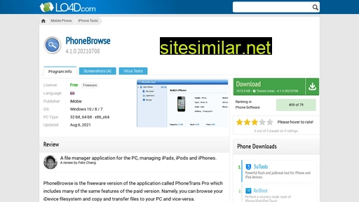 phonebrowse.en.lo4d.com alternative sites