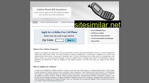 Phone-bill-assistance similar sites