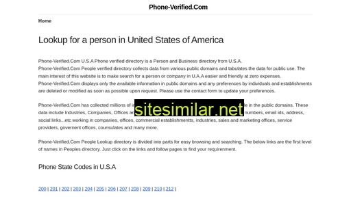 phone-verified.com alternative sites