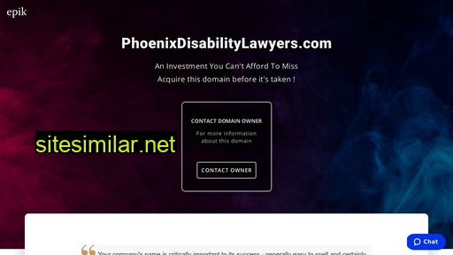 phoenixdisabilitylawyers.com alternative sites