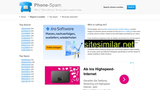 phone-spam.com alternative sites