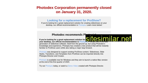 Photodex similar sites