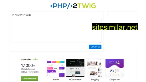 php2twig.com alternative sites
