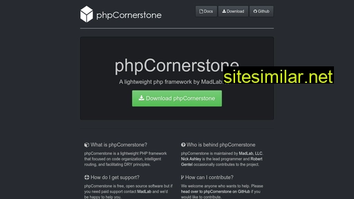 phpcornerstone.com alternative sites