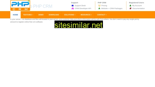 phpcrm.com alternative sites