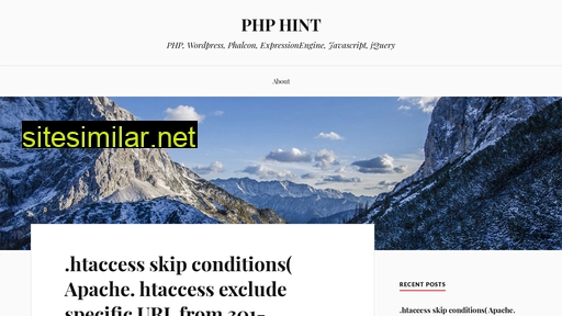 phphint.wordpress.com alternative sites