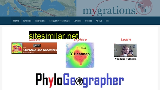 Phylogeographer similar sites