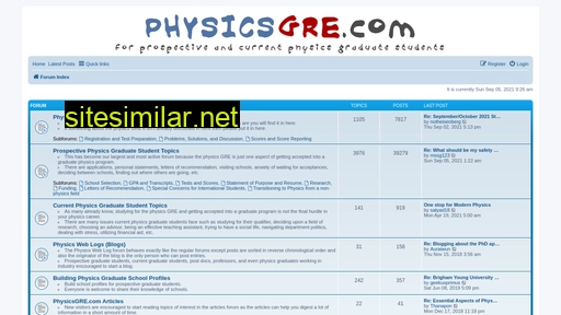 physicsgre.com alternative sites