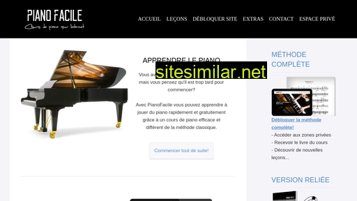Pianofacile similar sites